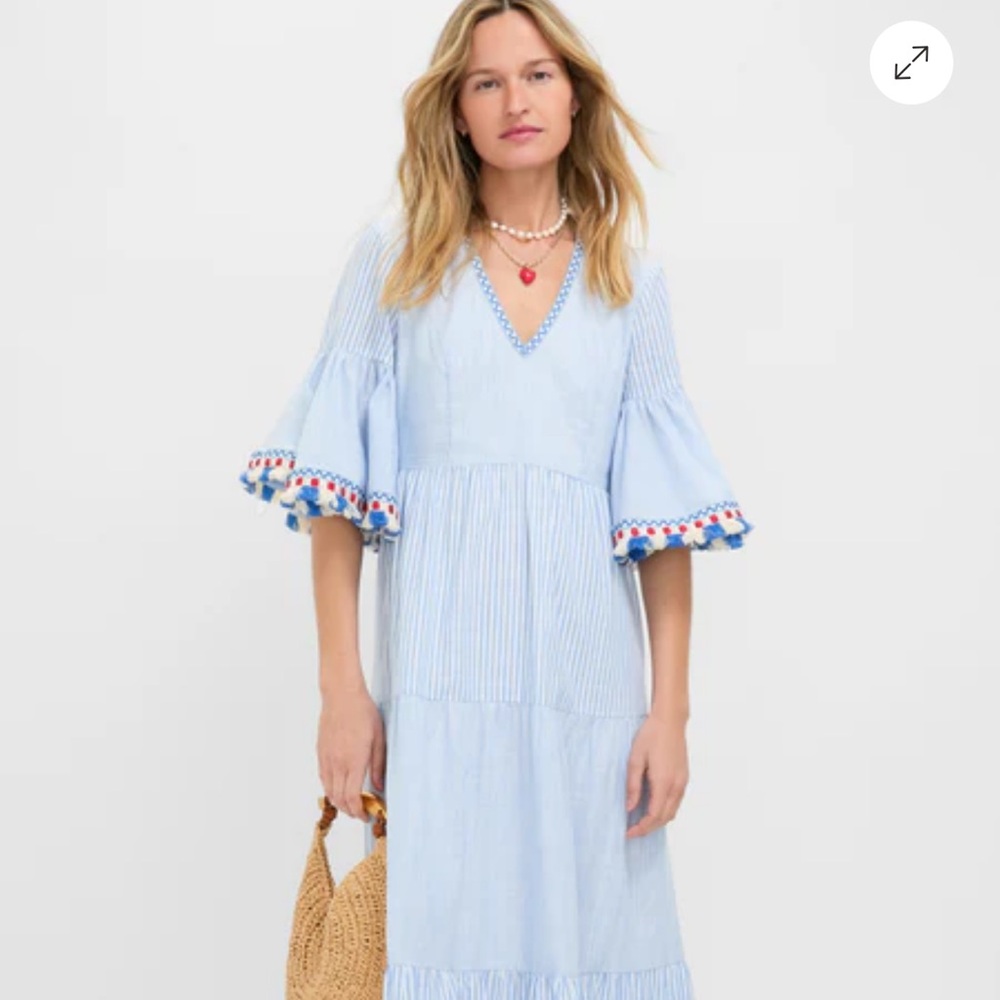NWT Tuckernuck Blue and White Chambray Dress